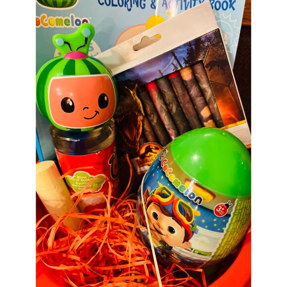 Cocomelon Easter, bundle Sand Pail with jumbo coloring book 7 piece pack and go - Picture 2 of 10